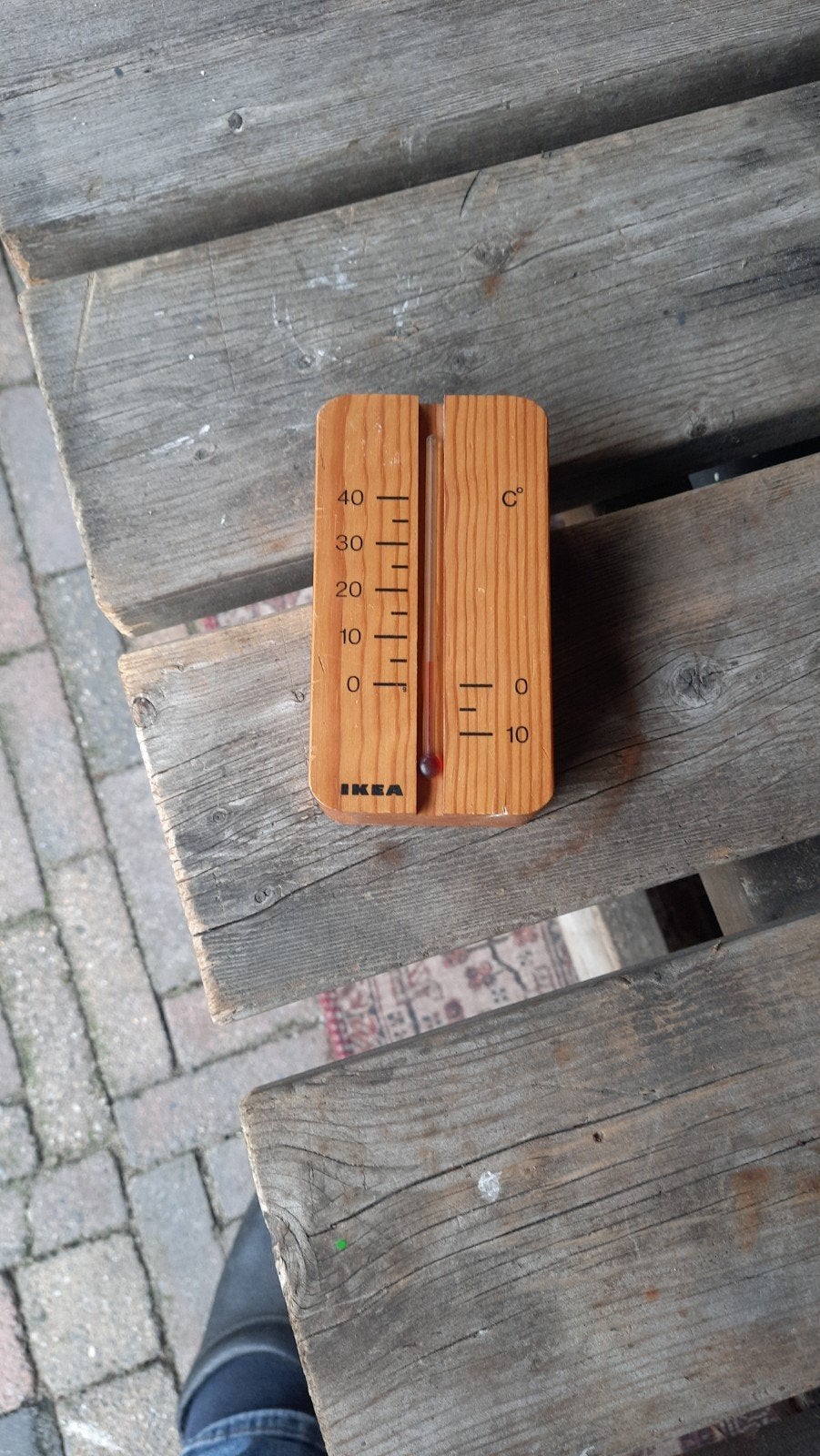 Vintage grenenhouten ikea thermometer jr80,lees beschrijving, Huis en Inrichting, Woonaccessoires | Thermometers, Ophalen of Verzenden