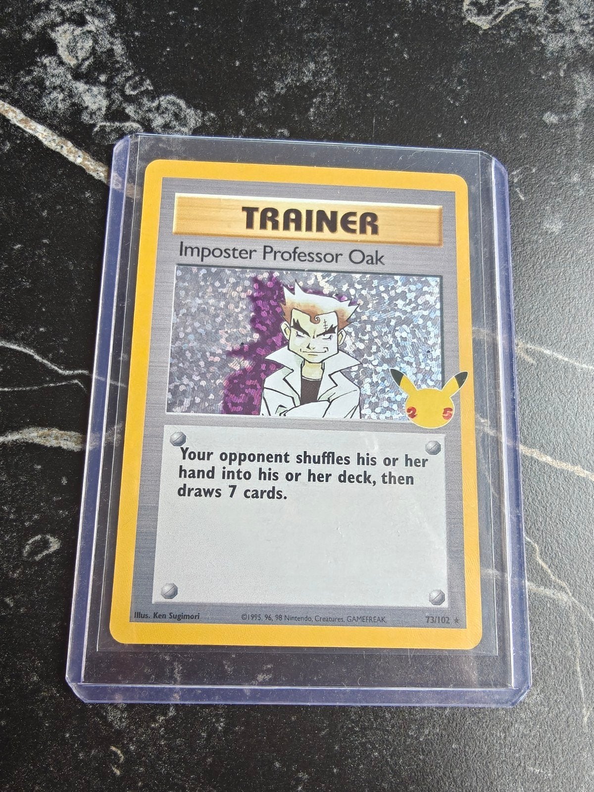 Pokémon Kaart: Imposter Professor Oak (Trainer) 73/102, Ophalen of Verzenden