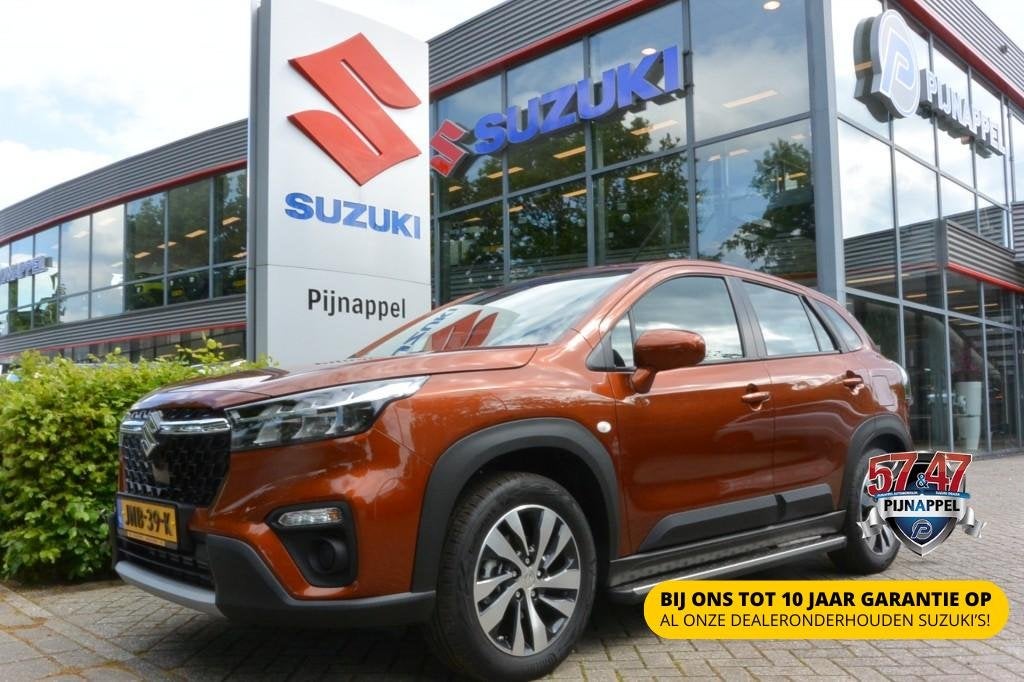 Suzuki S-CROSS 1.4 Turbo Boosterjet met Treeplankset verlich, Auto's, Suzuki, Voorwielaandrijving, Gebruikt, 4 cilinders, Bedrijf