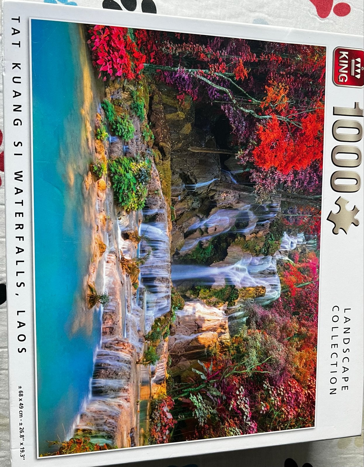 King Legpuzzel 1000 stukjes, Ophalen, 500 t/m 1500 stukjes, Zo goed als nieuw, Legpuzzel