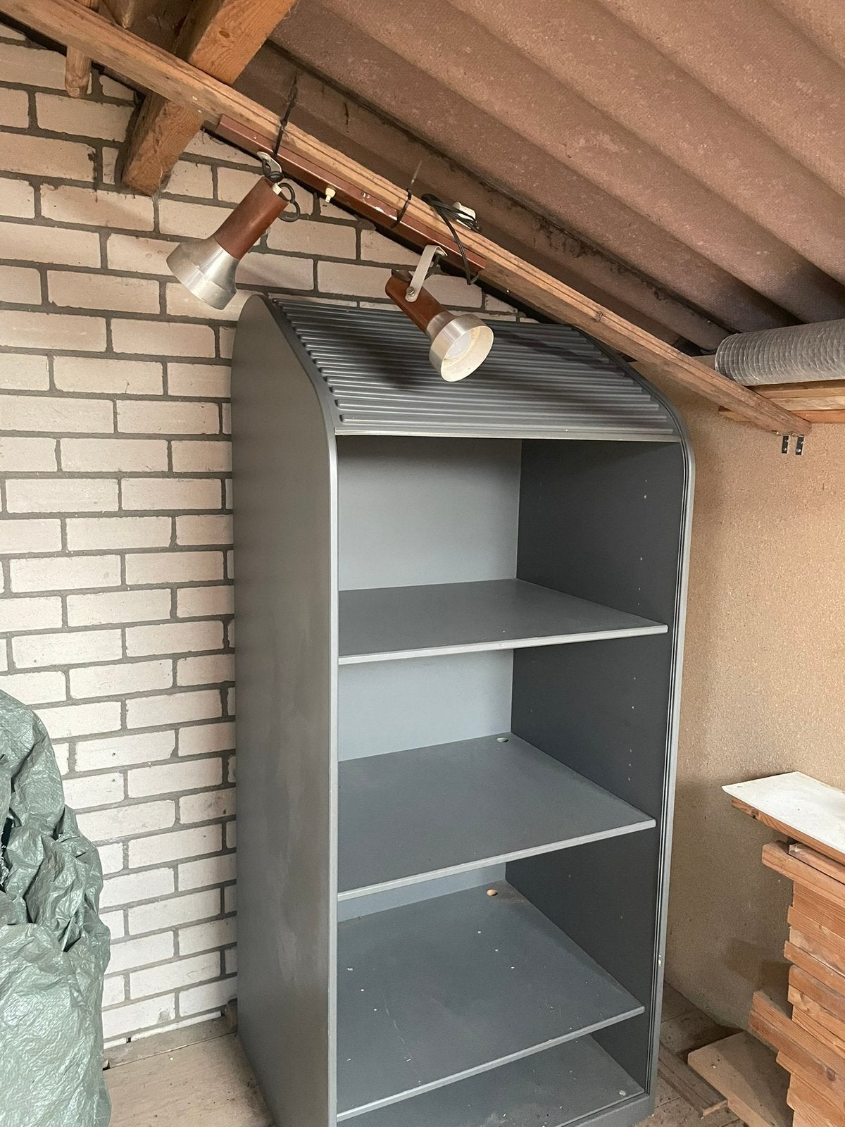 Kast met rolluik, 74x63x170, Huis en Inrichting, Kasten | Roldeurkasten en Archiefkasten, Ophalen, Zo goed als nieuw, 25 tot 50 cm