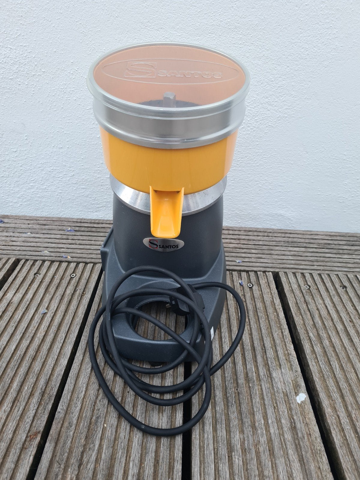 Santos Citruspers Professionele Elektrische Juicer type 11, Ophalen, Zo goed als nieuw, Elektrisch, Citruspers