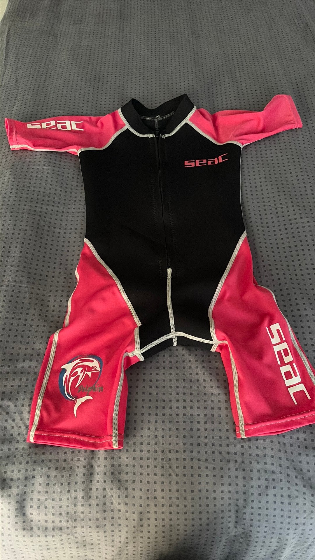 Seac dolphin zwemshorty, wetsuit, neopreen meisje 7 jaar, Watersport en Boten, Ophalen, Zo goed als nieuw, Kind, Wetsuit