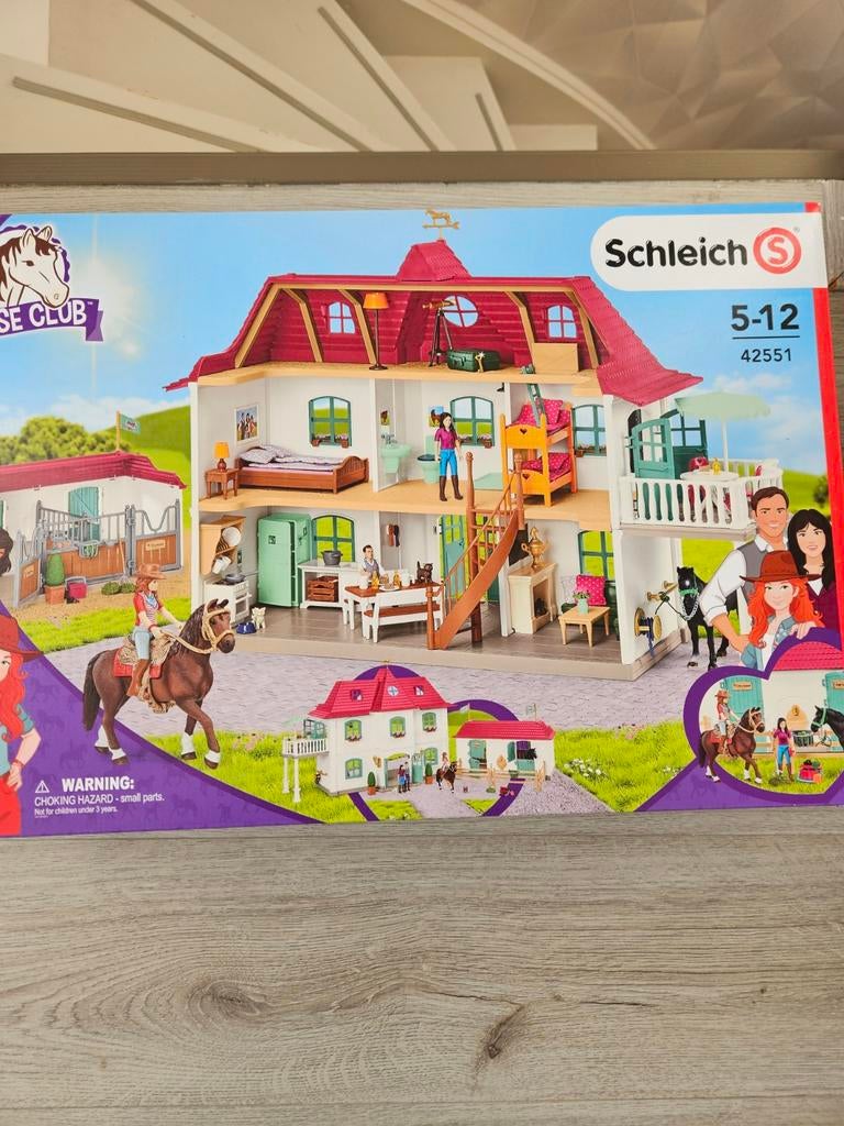 Schleich Horse club Lakeside manege 42551, Ophalen of Verzenden, Zo goed als nieuw, Jongen of Meisje