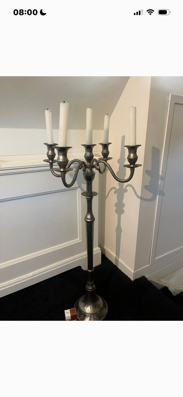 Mooie zware kandelaar 100cm hoog, Huis en Inrichting, Ophalen, Kandelaar