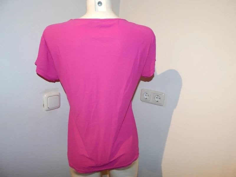 Studio Anneloes travel stof shirt fucia cyclaam kleur S/M, Studio Anneloes, Verzenden, Zo goed als nieuw, Korte mouw