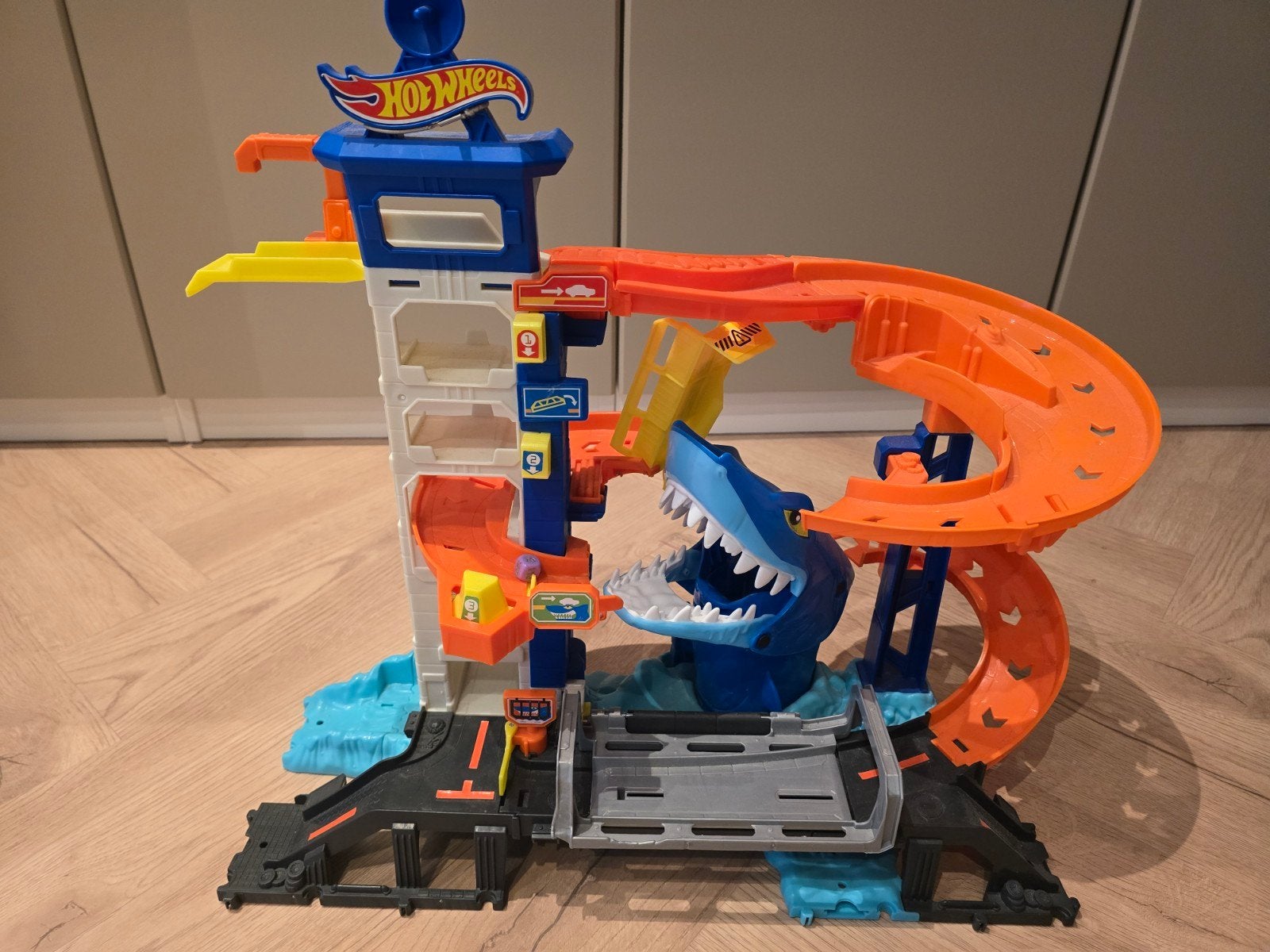 Hot Wheels Haai Aanval Speelset, Ophalen of Verzenden, Zo goed als nieuw, Jongen of Meisje