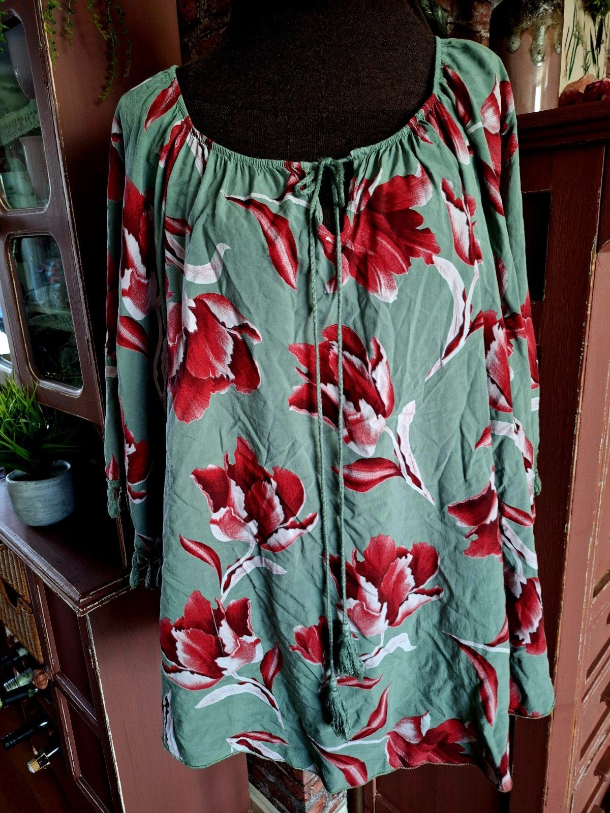 Tuniek l xl xxl, Ophalen of Verzenden, Zo goed als nieuw, Maat 46/48 (XL) of groter, Groen