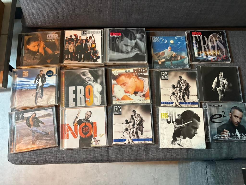 Eros Ramazzotti Collectie CD 14x, Ophalen of Verzenden, Gebruikt