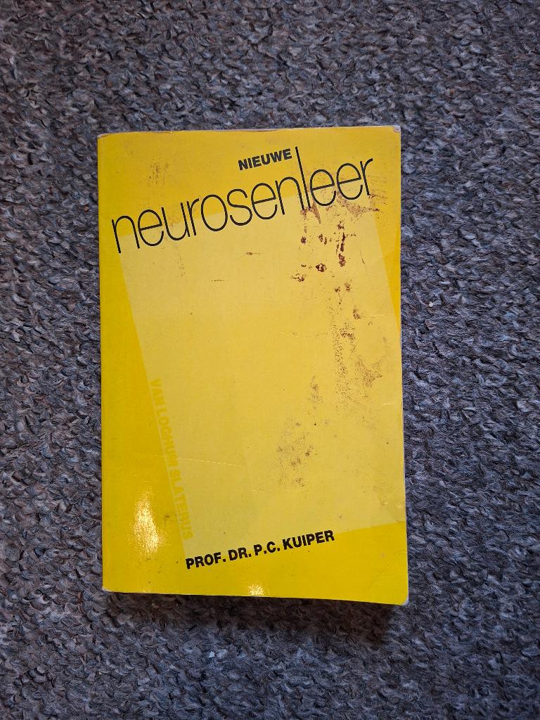 Nieuwe neurosenleer, Boeken, Psychologie, Ophalen of Verzenden, Gelezen, Prof. Kuiper