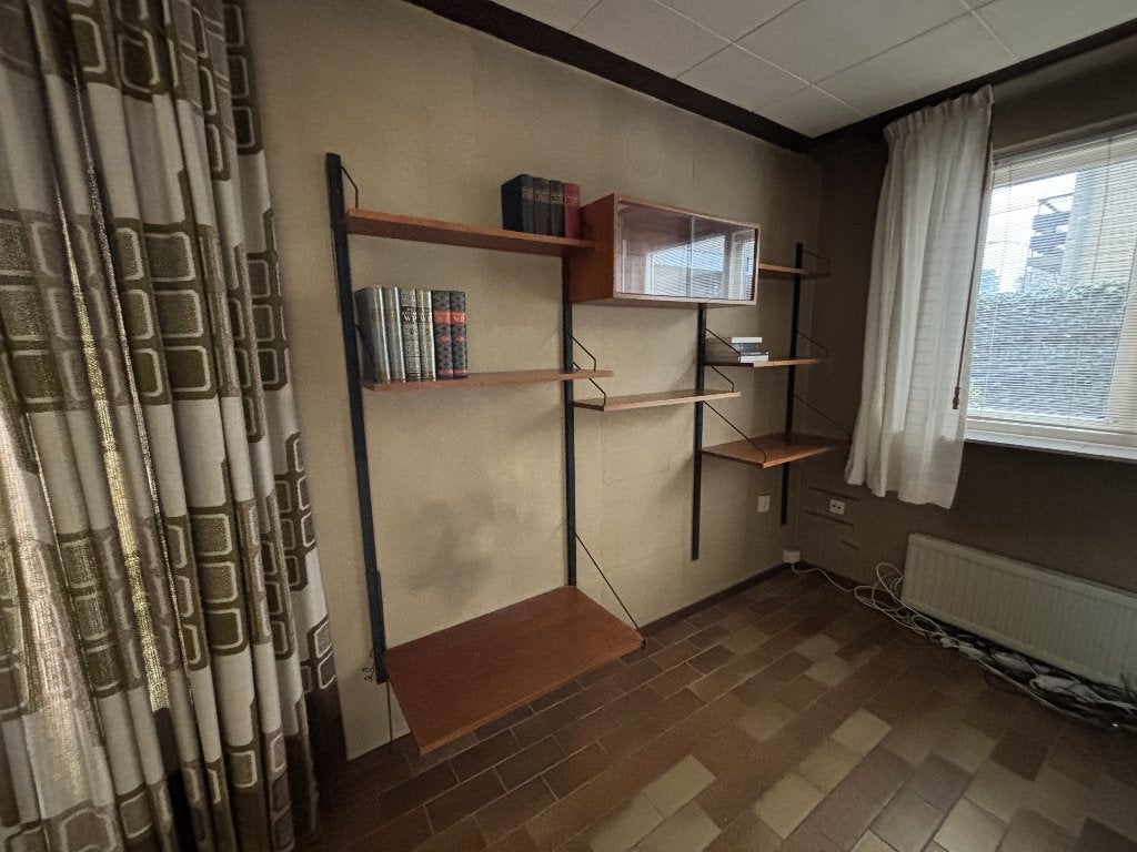 Deens Poul Cadovius Royal wandsysteem Teakhout 1960s, Ophalen, Met plank(en), Gebruikt, Teakhout