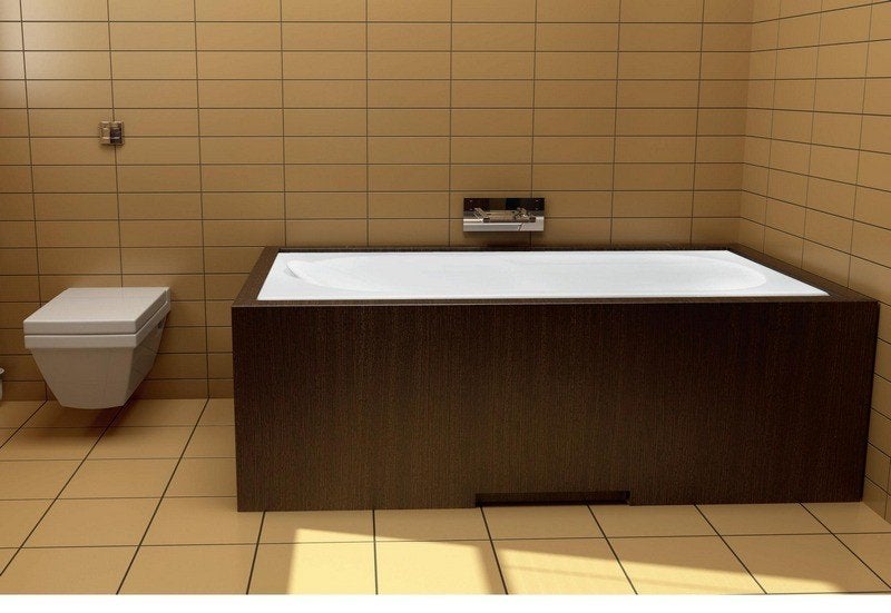 LIGBAD 180x80 cm incl poten, Ophalen, Nieuw, Wit