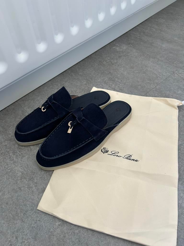 Loro piana loafers, Ophalen of Verzenden, Zo goed als nieuw, Blauw, Loafers