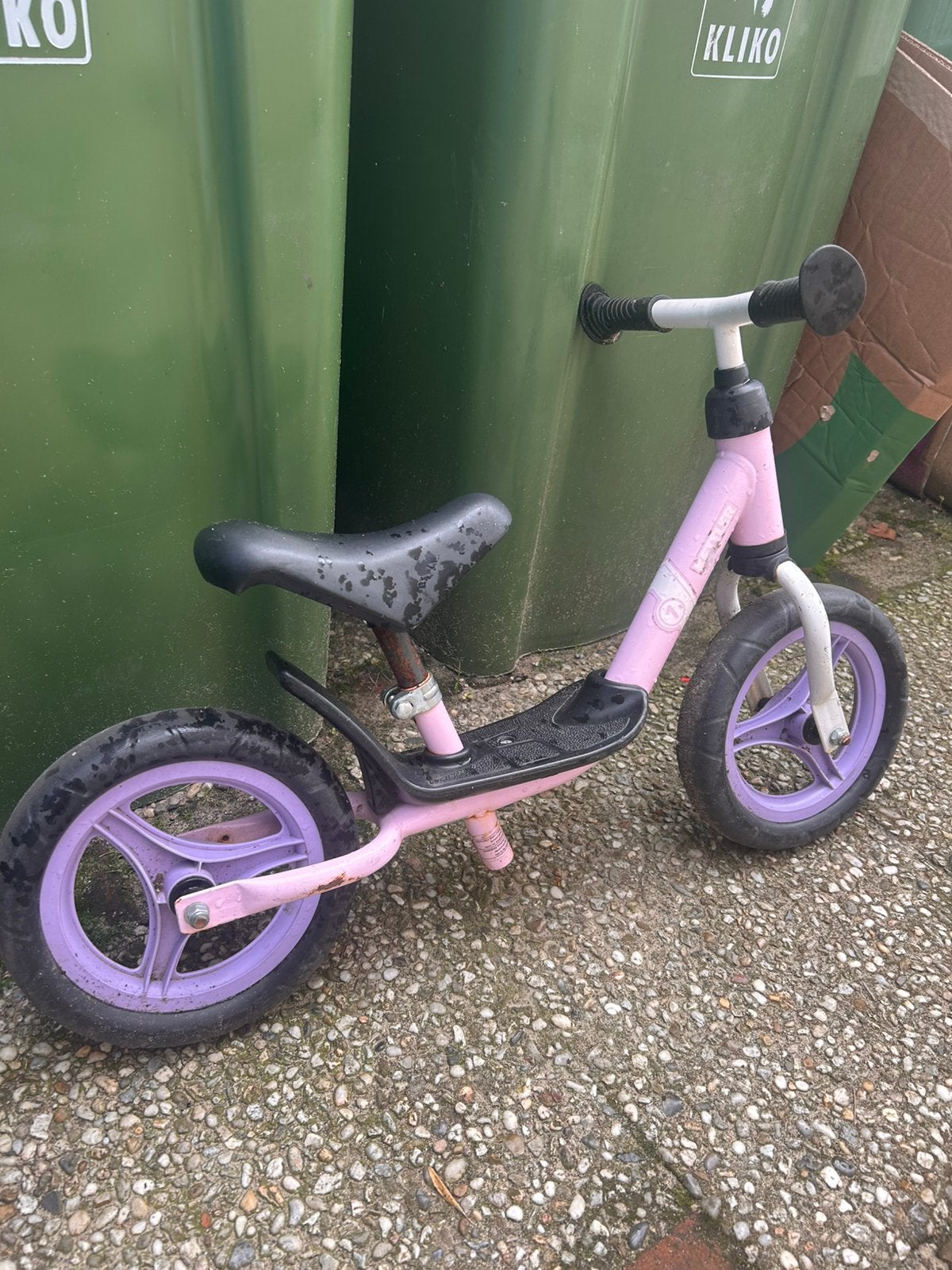 Loopfiets roze/ paars, Ophalen, Gebruikt, Loopfiets