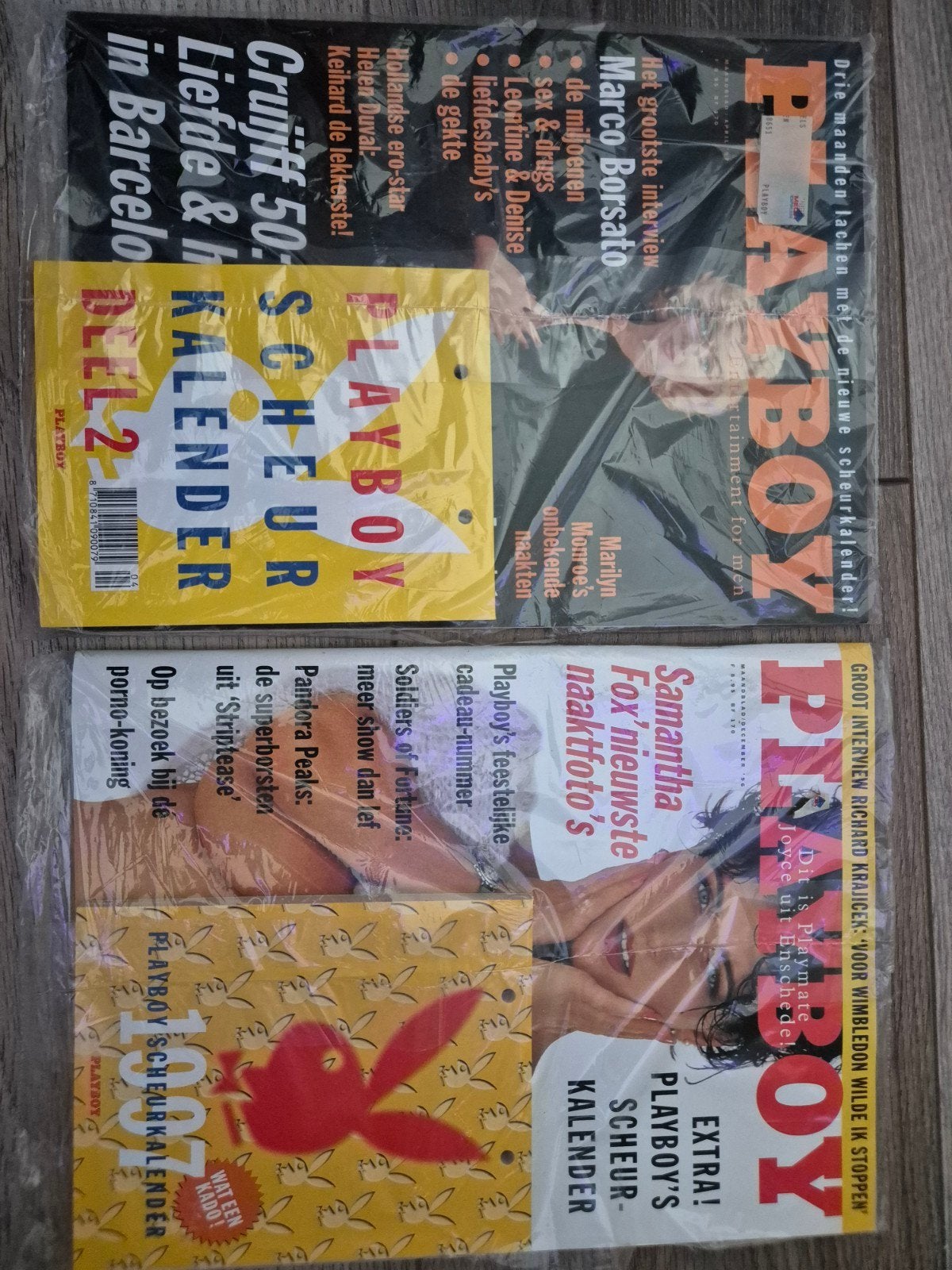 Playboy december 1996 en april 1997 Ongeopend en uniek!, Ophalen of Verzenden, 1980 tot heden, Nederland, Tijdschrift