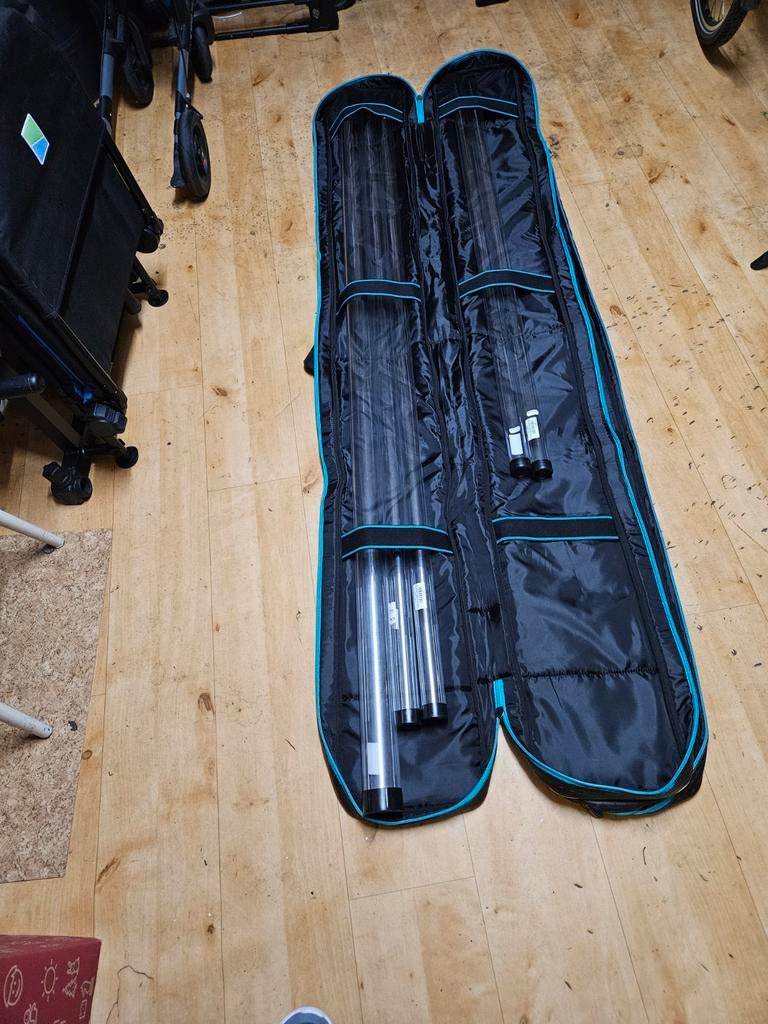 Drennan fouderaal voor vaste hengels en accessoires 1.90 met, Ophalen of Verzenden, Zo goed als nieuw, Koffer of Tas