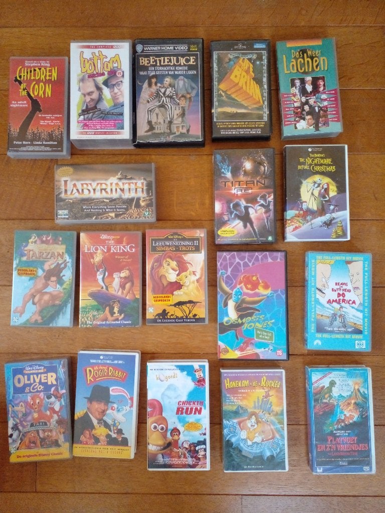 videobanden, klassiekers en Disney, Alle leeftijden, Ophalen, Gebruikt, Overige genres