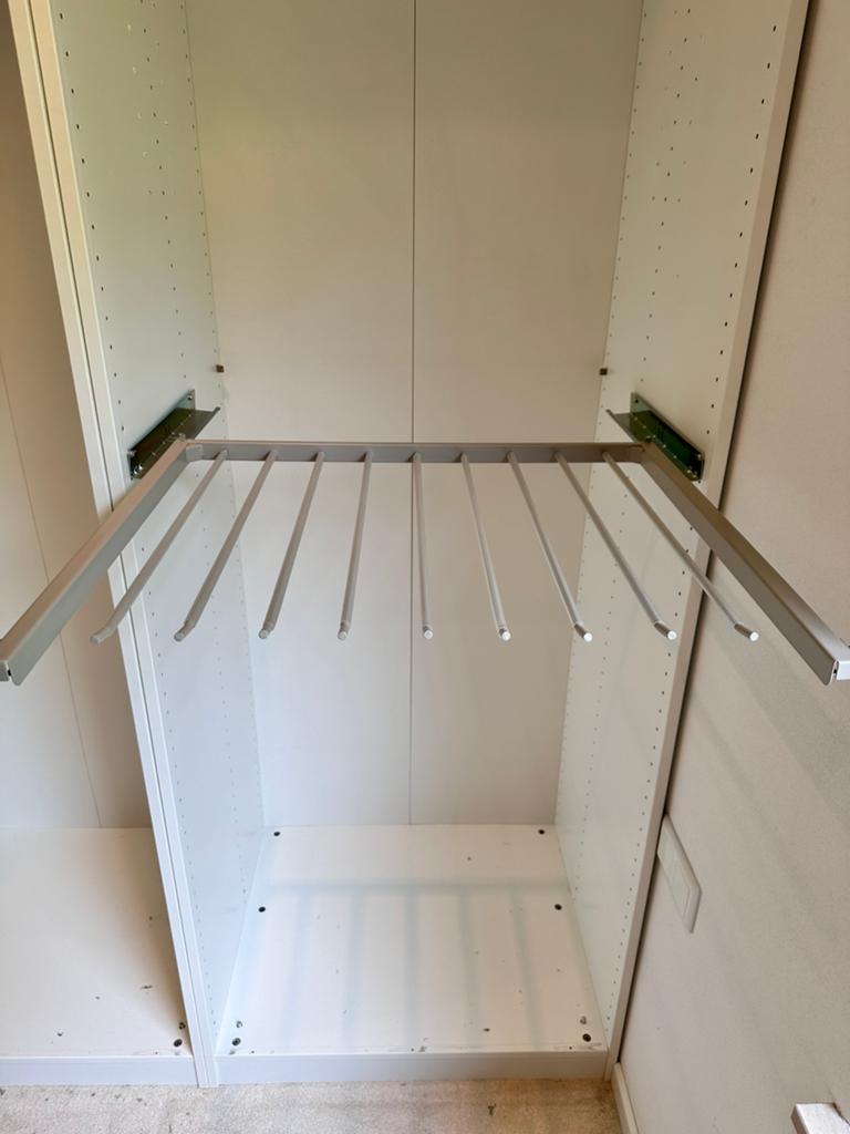 Ikea 75 cm broekenrek 60 cm diep  2 stuks, Zo goed als nieuw, Minder dan 100 cm, 25 tot 50 cm, 50 tot 100 cm
