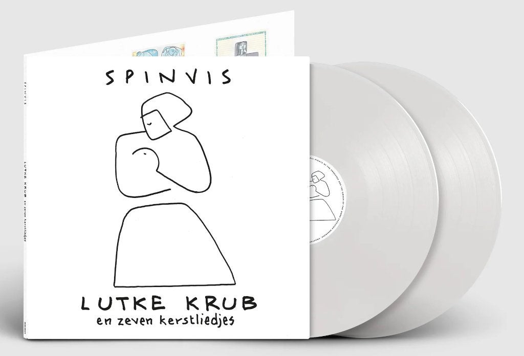Vinyl 2LP Spinvis Lutke Krub En Zeven Kerstliedjes WIT NIEUW, Overige genres, Ophalen of Verzenden, Geseald, 12 inch