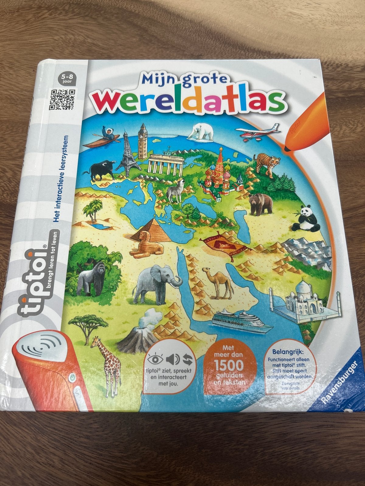 Mijn Grote Wereldatlas Tiptoi Ravensburger, Ophalen of Verzenden, Zo goed als nieuw, Ontdekken, Met geluid