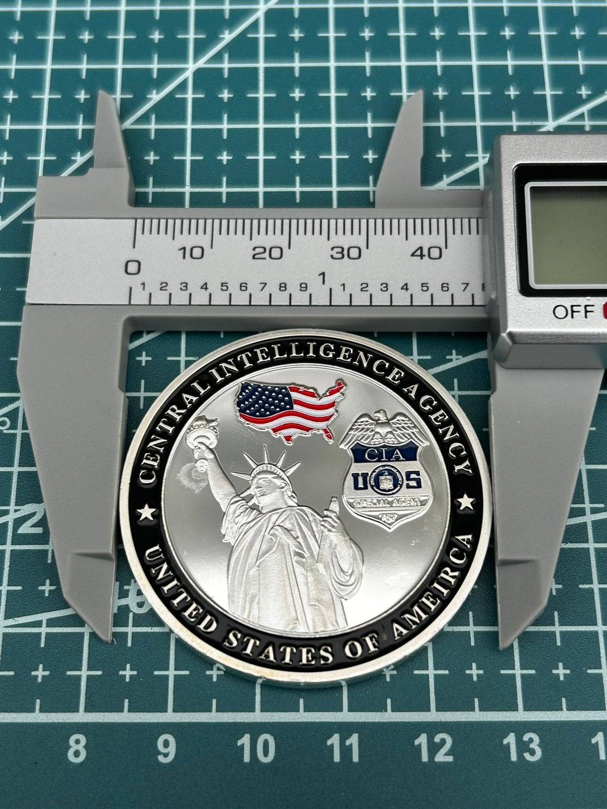 CIA Challenge Coin Central Intelligence Agency USA, Verzenden, Overige soorten, Amerika, Embleem of Badge