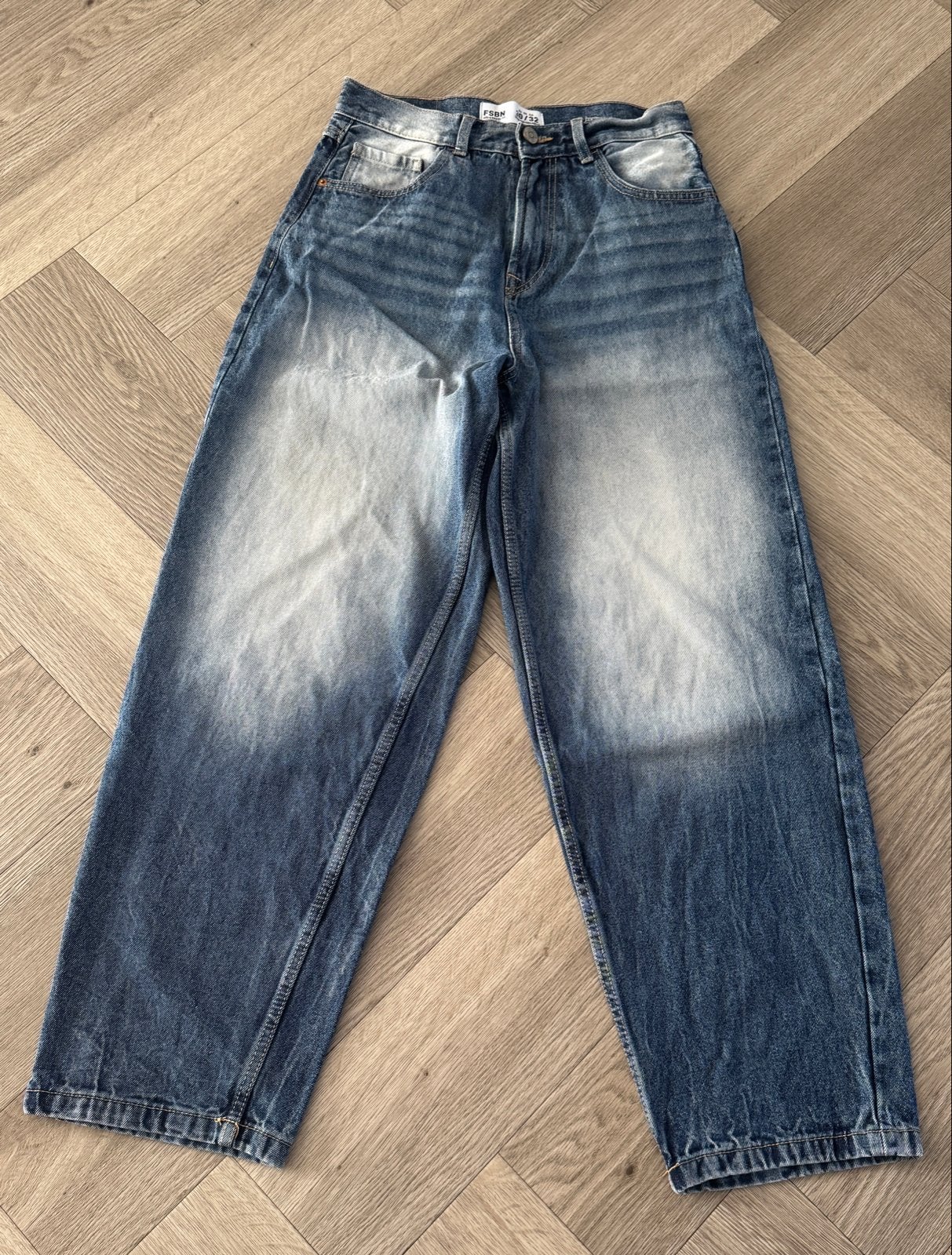 3 Baggy Fit Jeans Bershka Maat 30/32, Ophalen of Verzenden, Zo goed als nieuw, Overige kleuren, W32 (confectie 46) of kleiner