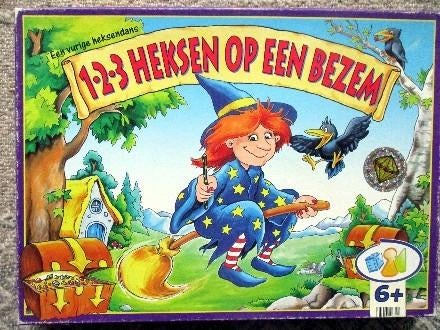 1-2-3 Heksen op een bezem, Drie of vier spelers, Ophalen of Verzenden