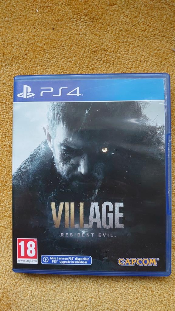 Resident Evil Village PS4 (met PS5 upgrade), Spelcomputers en Games, Games | Sony PlayStation 4, Zo goed als nieuw, Avontuur en Actie