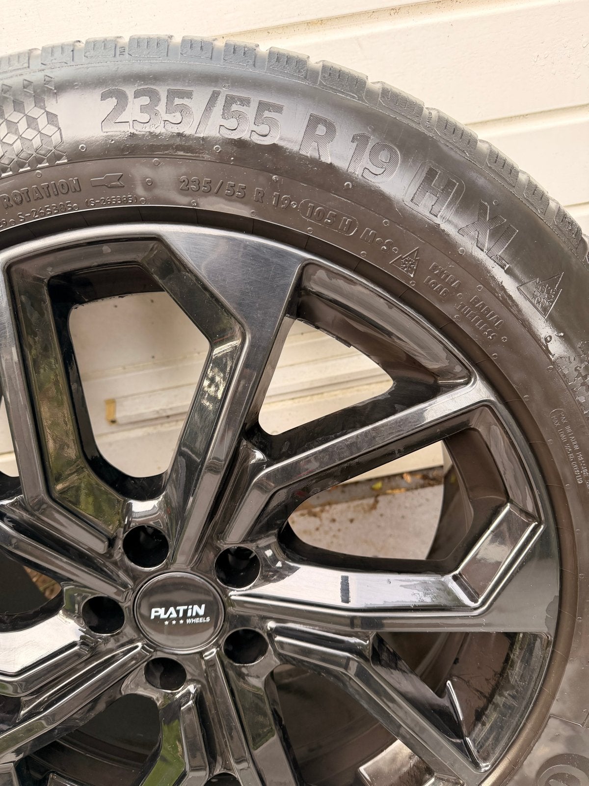 Volvo XC90/XC60 Platin 19 inch velgen met winterbanden, Ophalen, Gebruikt, Volvo