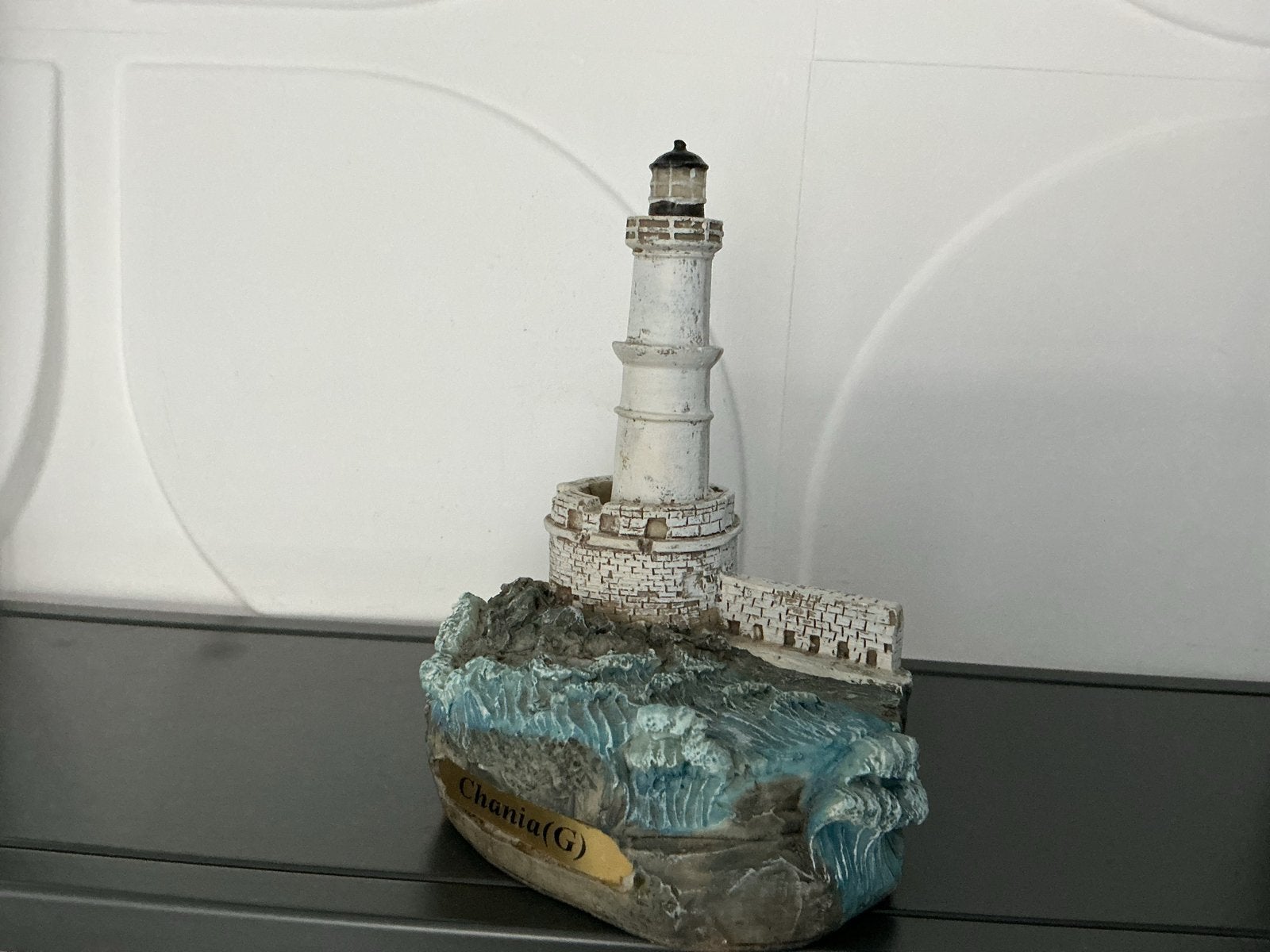 Vuurtoren van Chania (G) - Decoratief beeldje, Ophalen of Verzenden, Zo goed als nieuw, Overige typen
