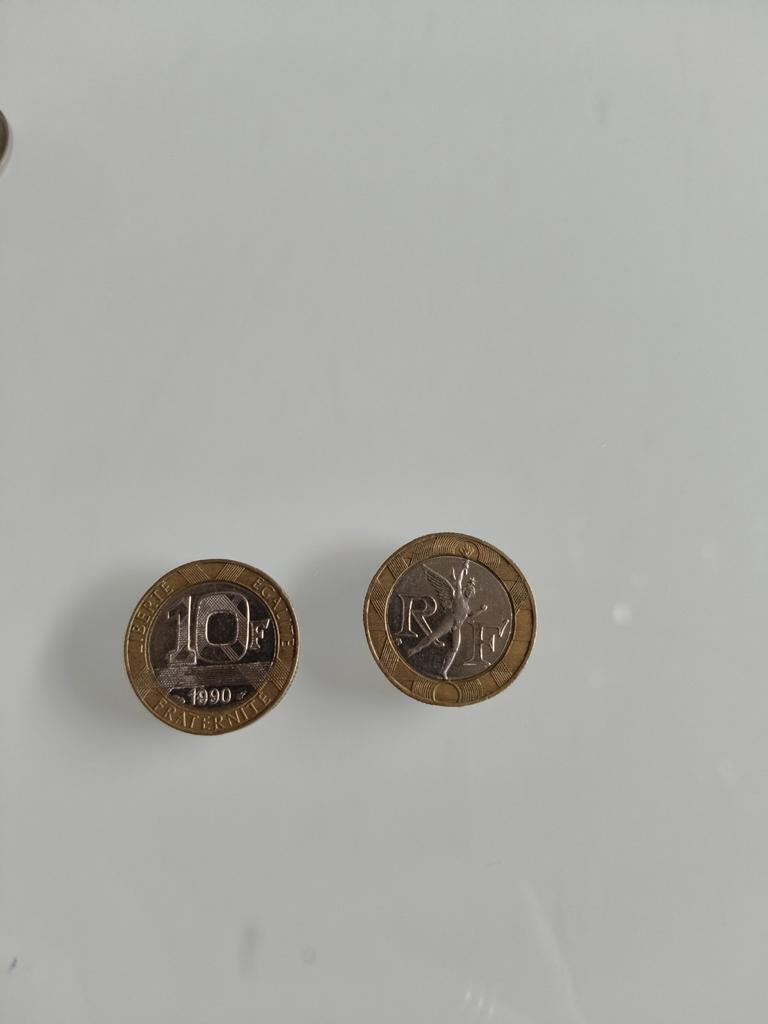 10 Franse Franc munt 1990, Ophalen