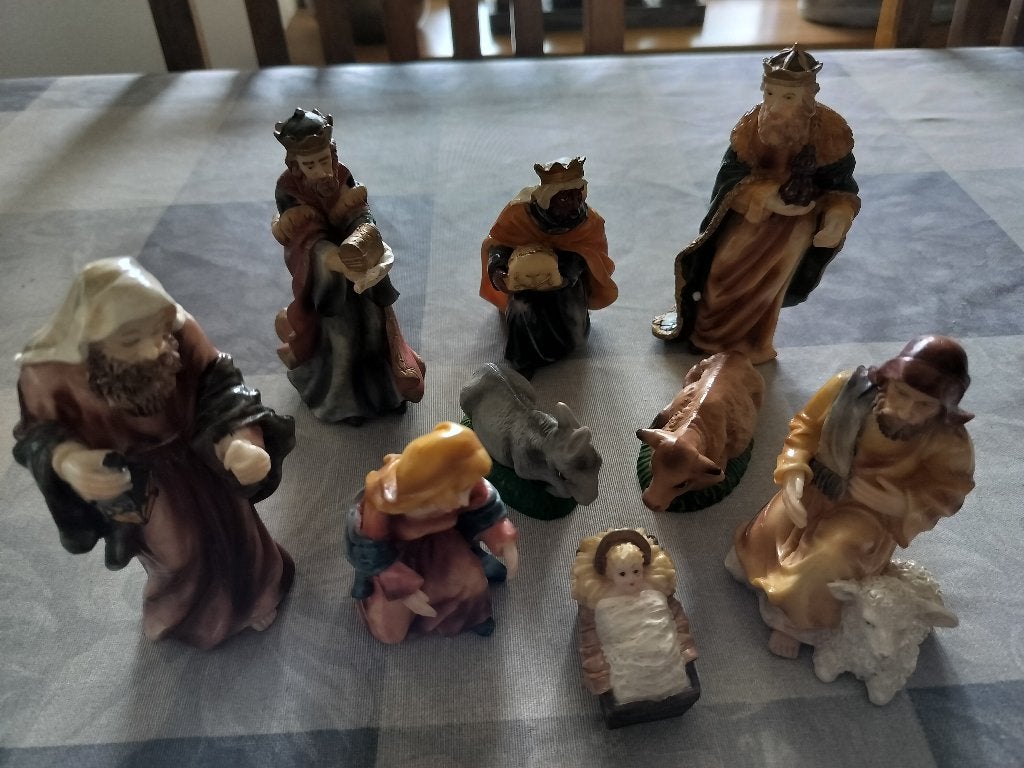 Kerststal beelden, Ophalen of Verzenden, Zo goed als nieuw