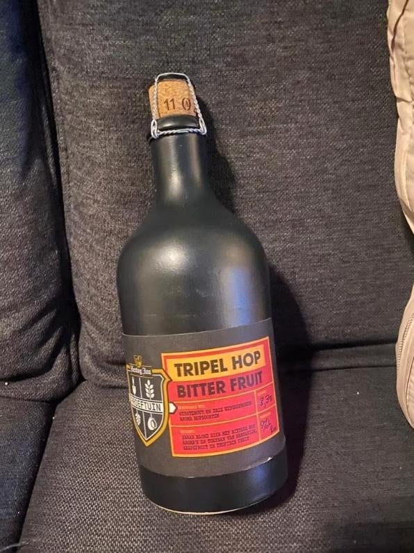Hertog Jan Proeftuin tripel hop bitter fruit, Verzamelen, Biermerken, Ophalen of Verzenden, Nieuw, Flesje(s), Hertog Jan