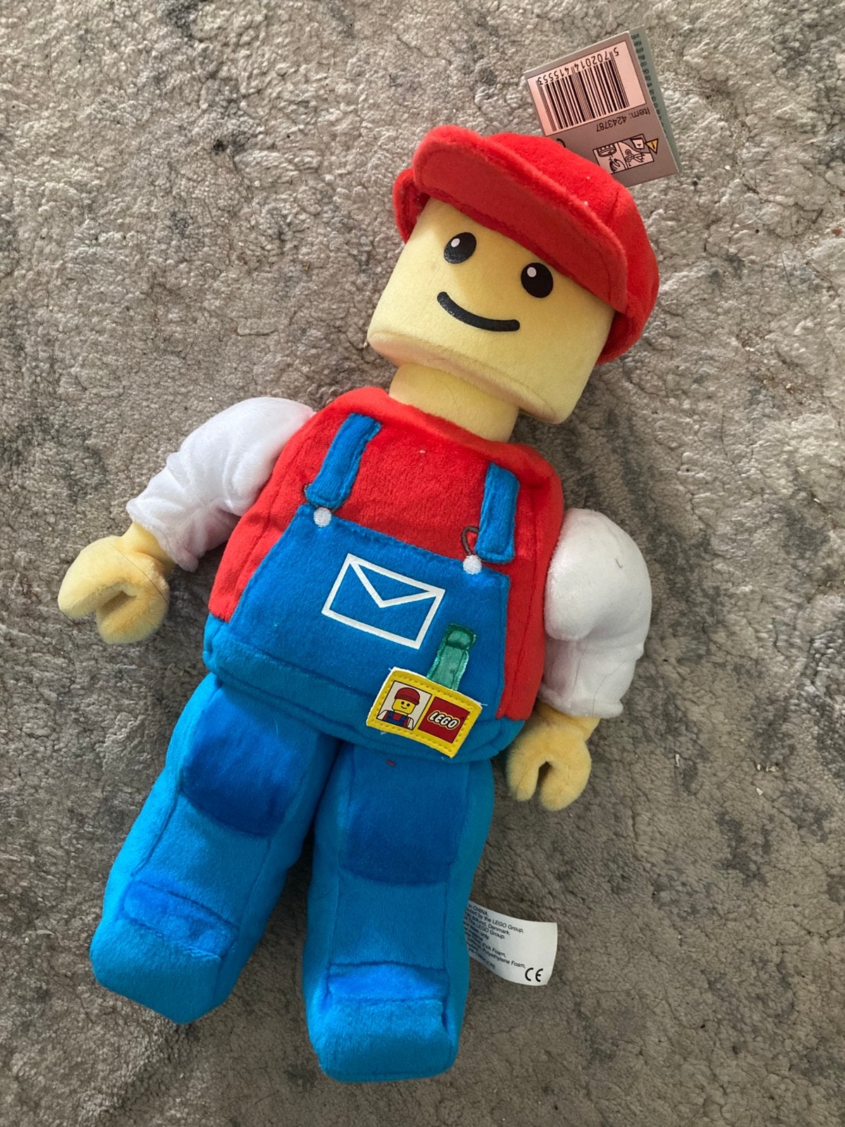 Lego 850834 Construction Worker plush figure (new), City, Lego, Nieuw, Ophalen of Verzenden