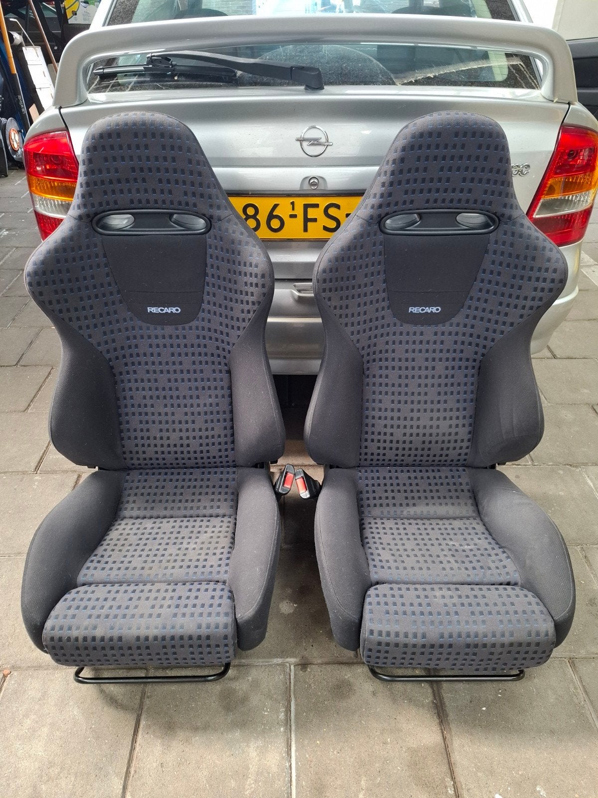 2x recaro interieur van een opel astra g opc1., Ophalen of Verzenden, Nieuw, Opel
