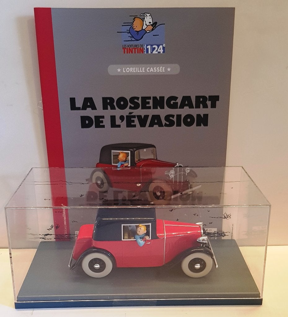 Les voitures de Tintin 1/24 "LA ROSENGART DE L'EVASION", Verzenden, Kuifje, Nieuw, Beeldje of Figuurtje