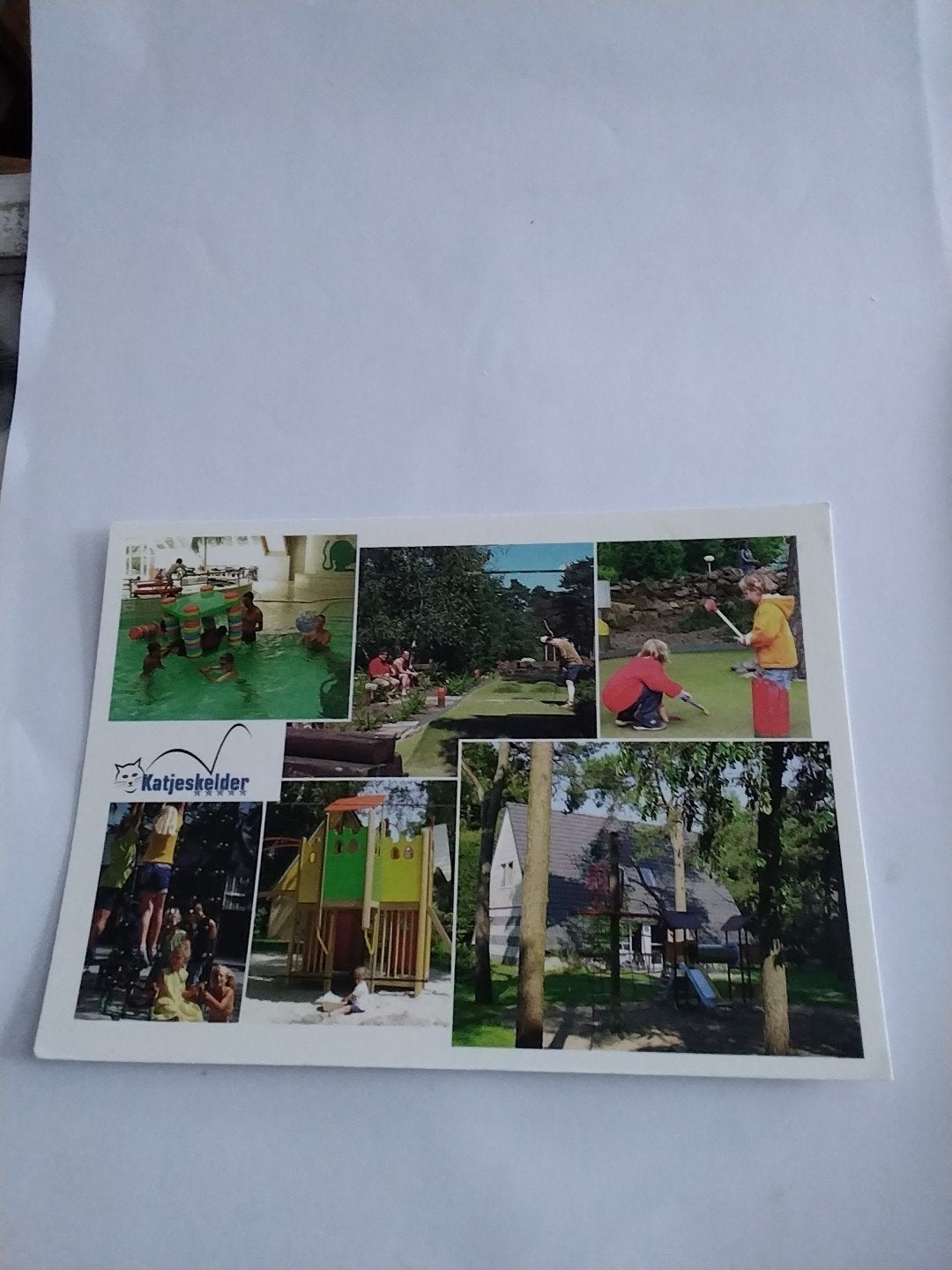 Ansichtkaart Katjeskelder Oosterhout Bungalowpark en Camping, Ophalen of Verzenden