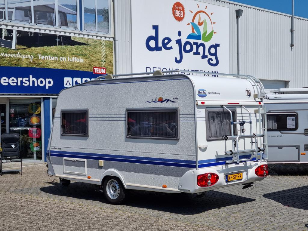 Hobby Excellent Easy 400 SF - Mover - Voortent -, Caravans en Kamperen, Hobby, Bedrijf, Treinzit, 4 tot 5 meter