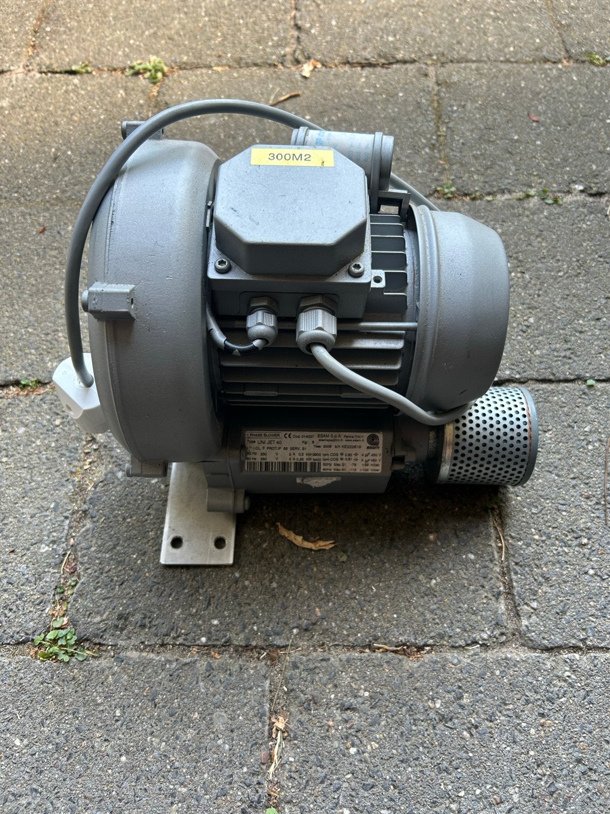ESAM UNI JET 40 Luchtblower - 1 Fase, 230V, 2006, Ophalen of Verzenden, Gebruikt, Ventilator