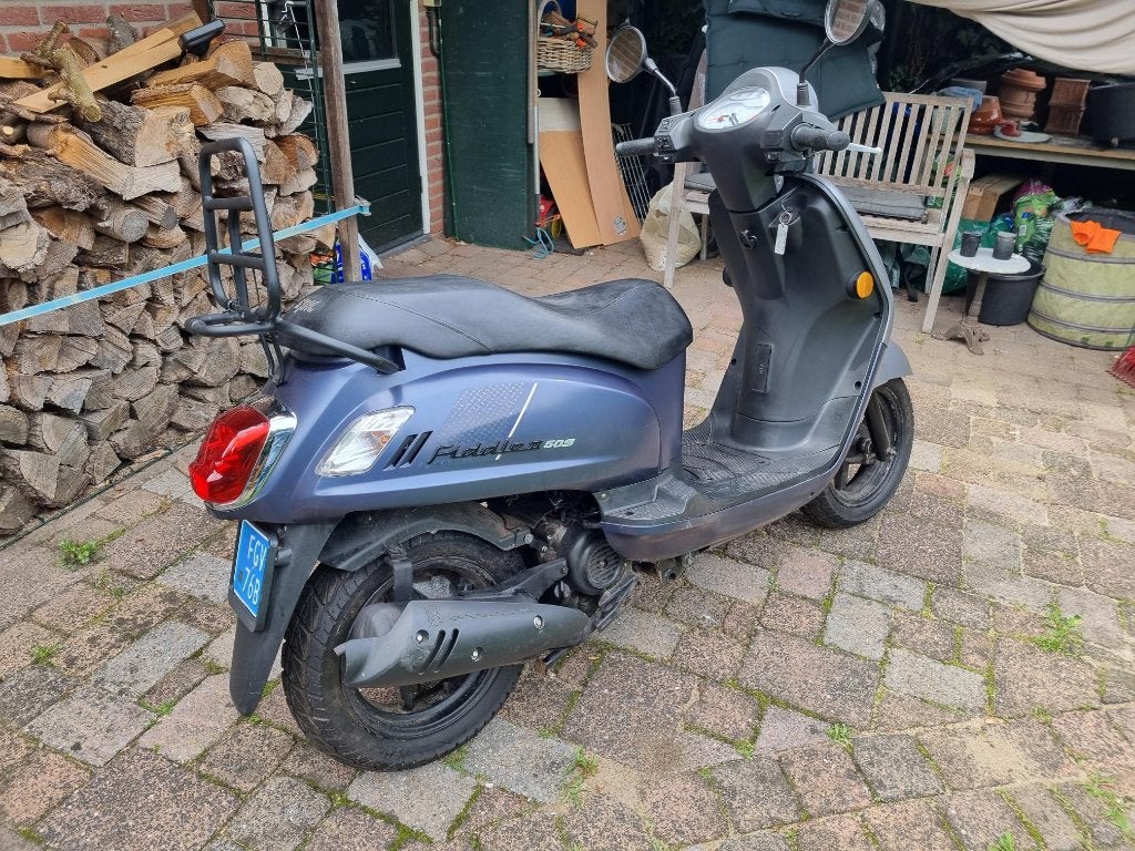 SYM Fiddle II 2021Blauw Kenteken Volledig Onderhouden Euro 5, Ophalen, Gebruikt, Benzine, Fiddle