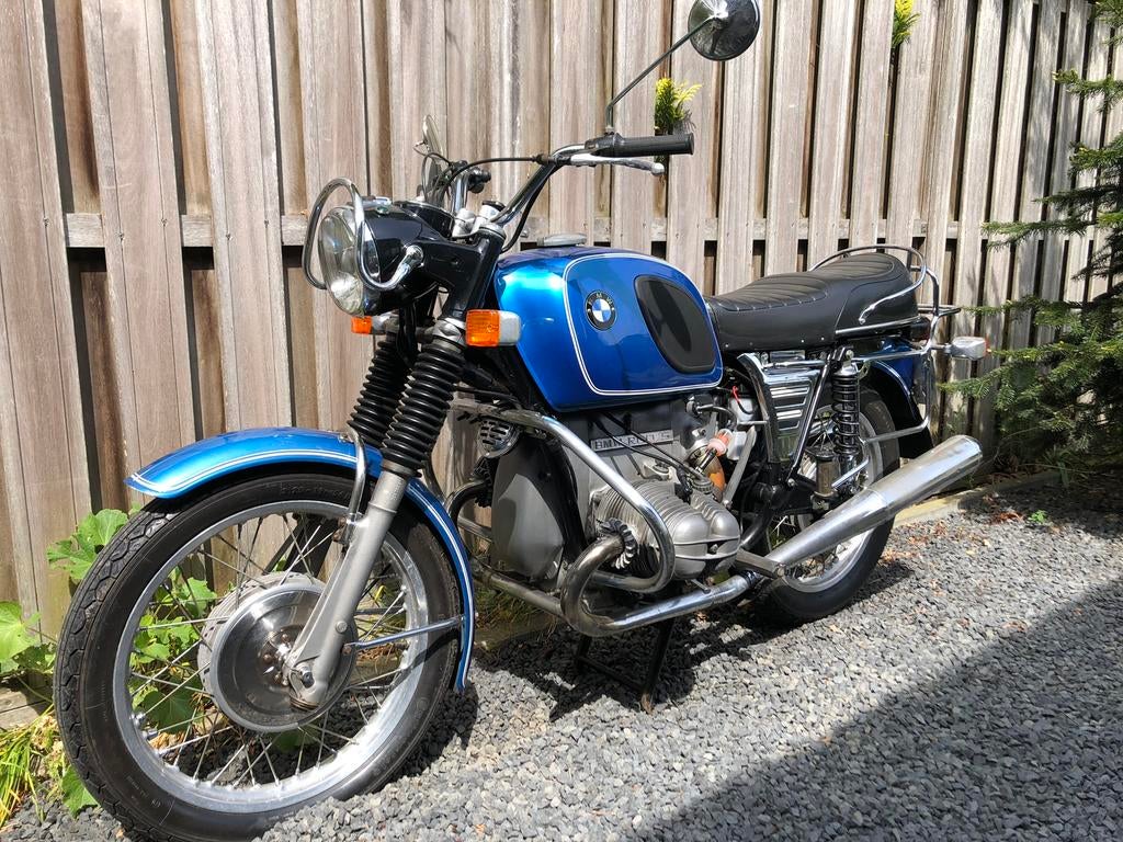 Originele BMW R60/5 1972 - Matching Numbers - Rijklaar, Cardan-aandrijving, 2 cilinders, Occasion, Toermotor