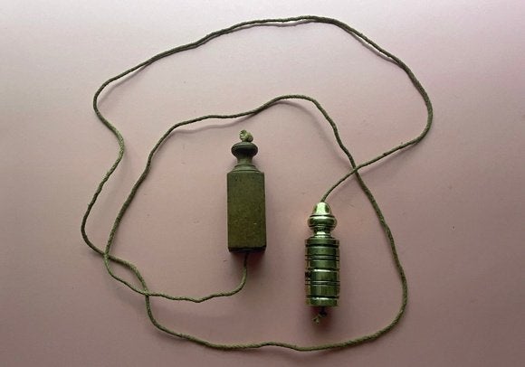 Ca. 130 jaar oud schietlood, Ophalen of Verzenden