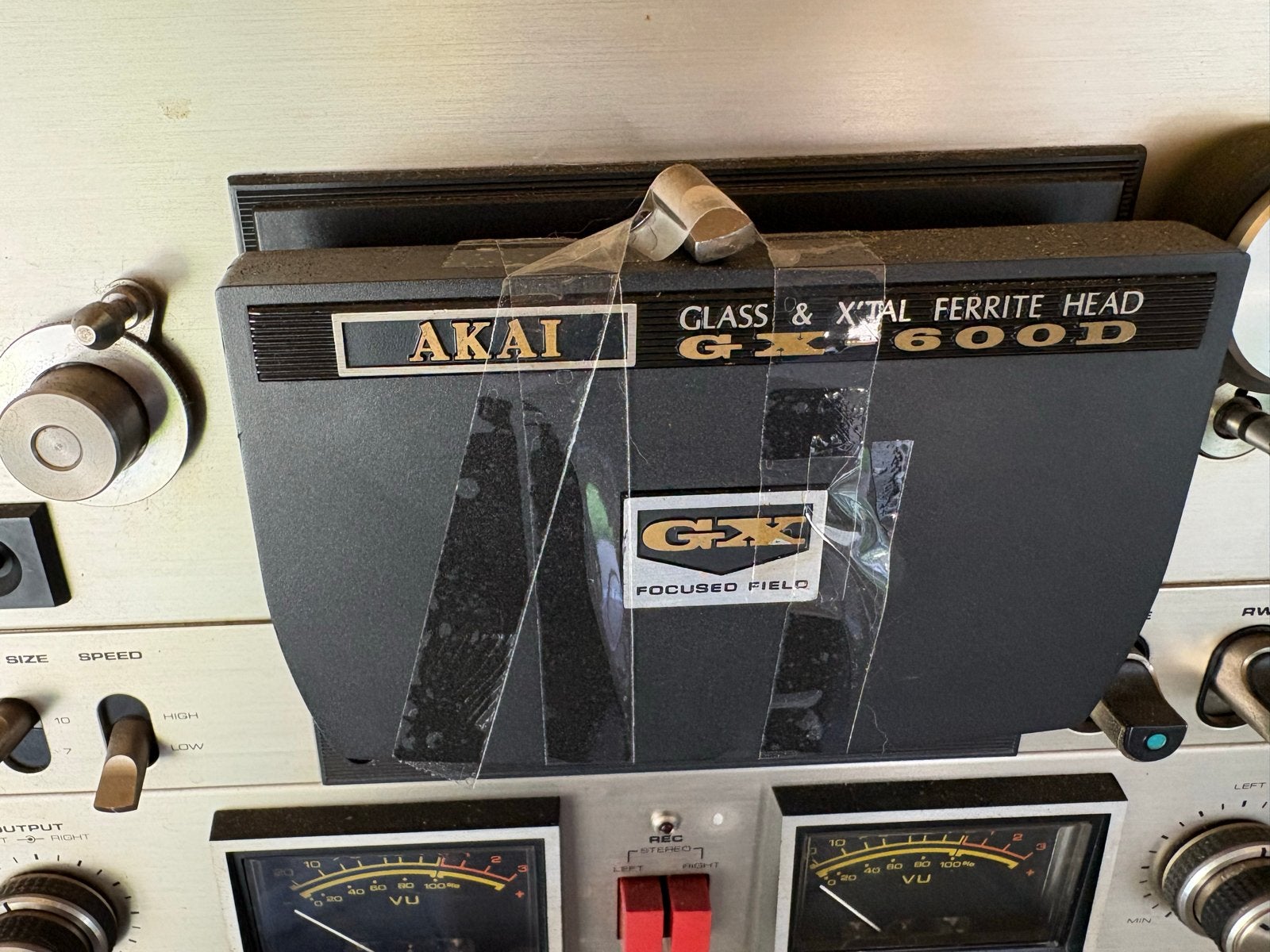 Akai GX-600D Bandrecorder - Geschikt voor grote spoelen, Audio, Tv en Foto, Bandrecorders, Ophalen, Bandrecorder, Met banden