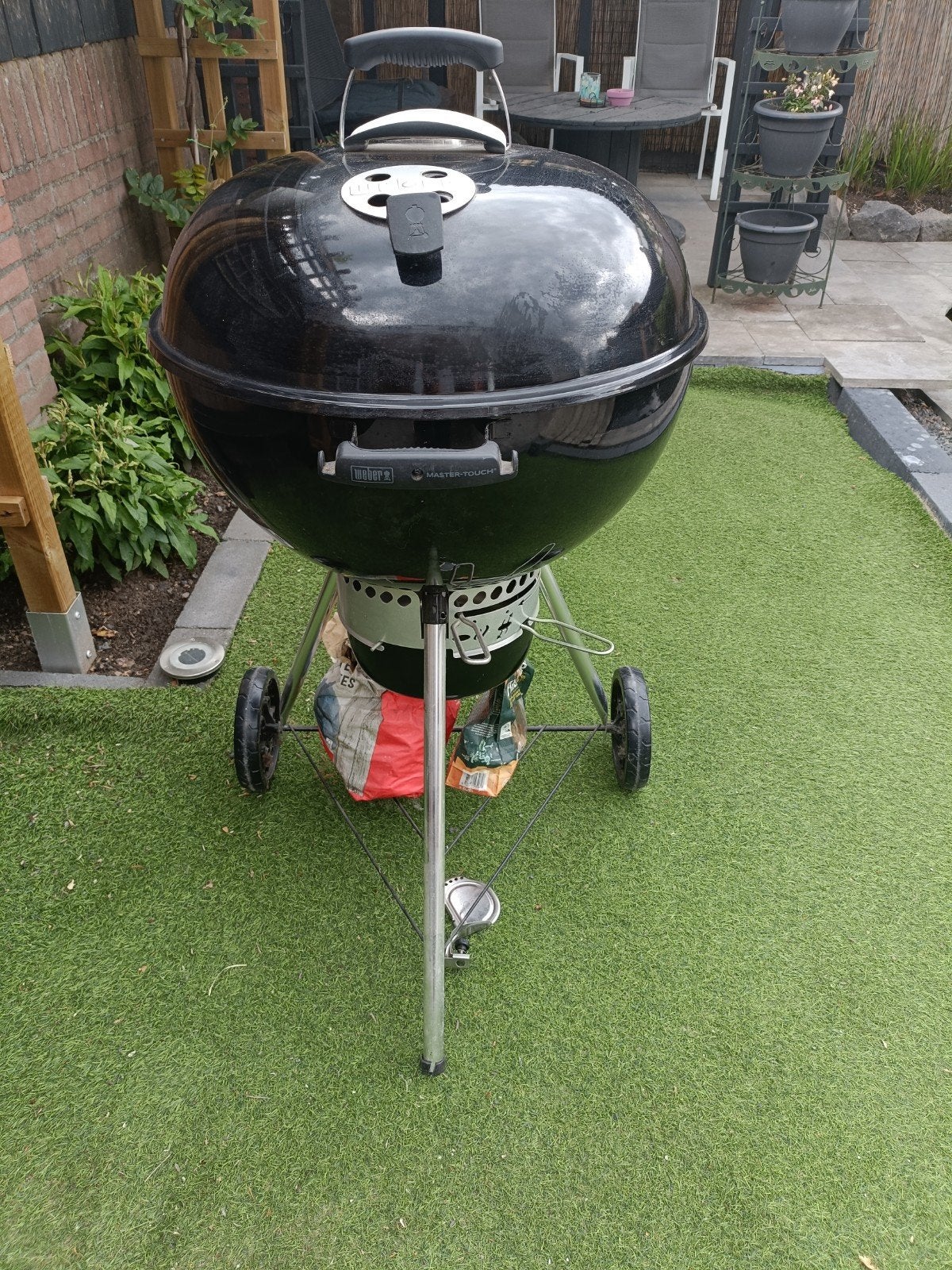 Weber Master-Touch GBS Premium E-5770 Houtskoolbarbecue, Ophalen, Gebruikt, Weber