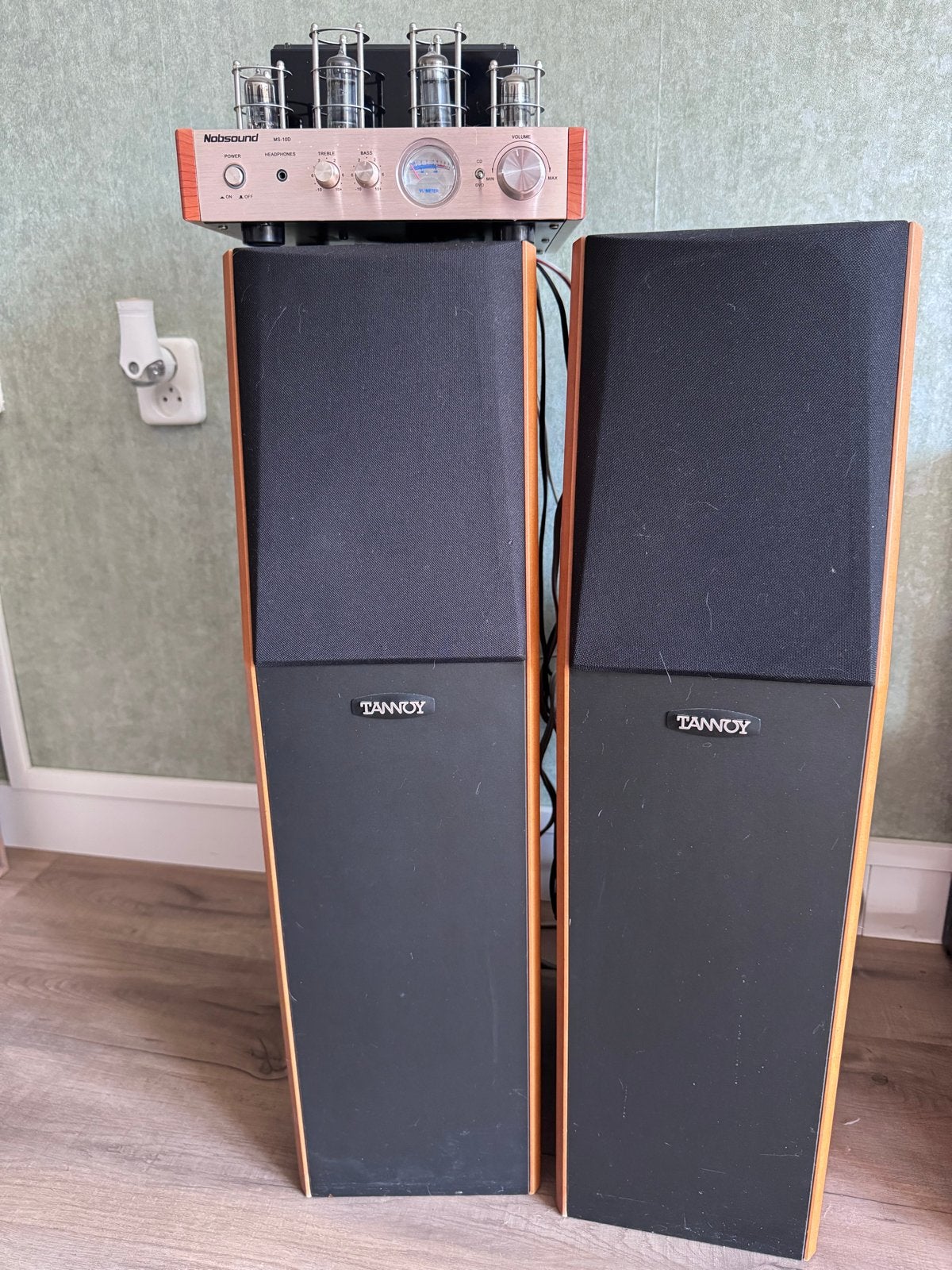 Nobsound buizenversterker met Tannoy luidsprekers, Gebruikt, 60 tot 120 watt, Stereo, Ophalen