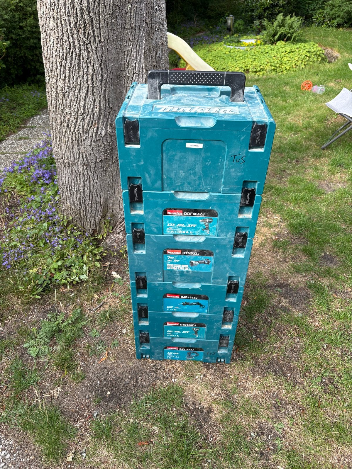 6x Makita Makpac koffer - type 2 en type 3 - zonder gereedsc, Doe-het-zelf en Verbouw, Ophalen, Gebruikt