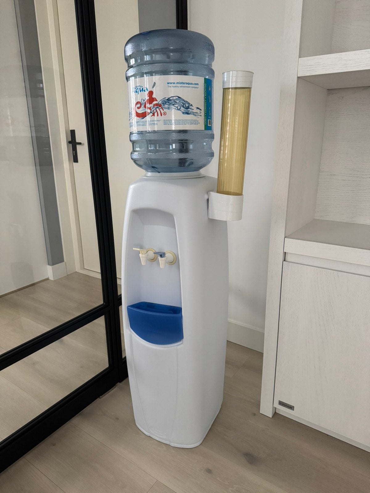 Witte Aquarius watercooler/waterkoeler, Huis en Inrichting, Keuken | Keukenbenodigdheden, Ophalen of Verzenden, Zo goed als nieuw