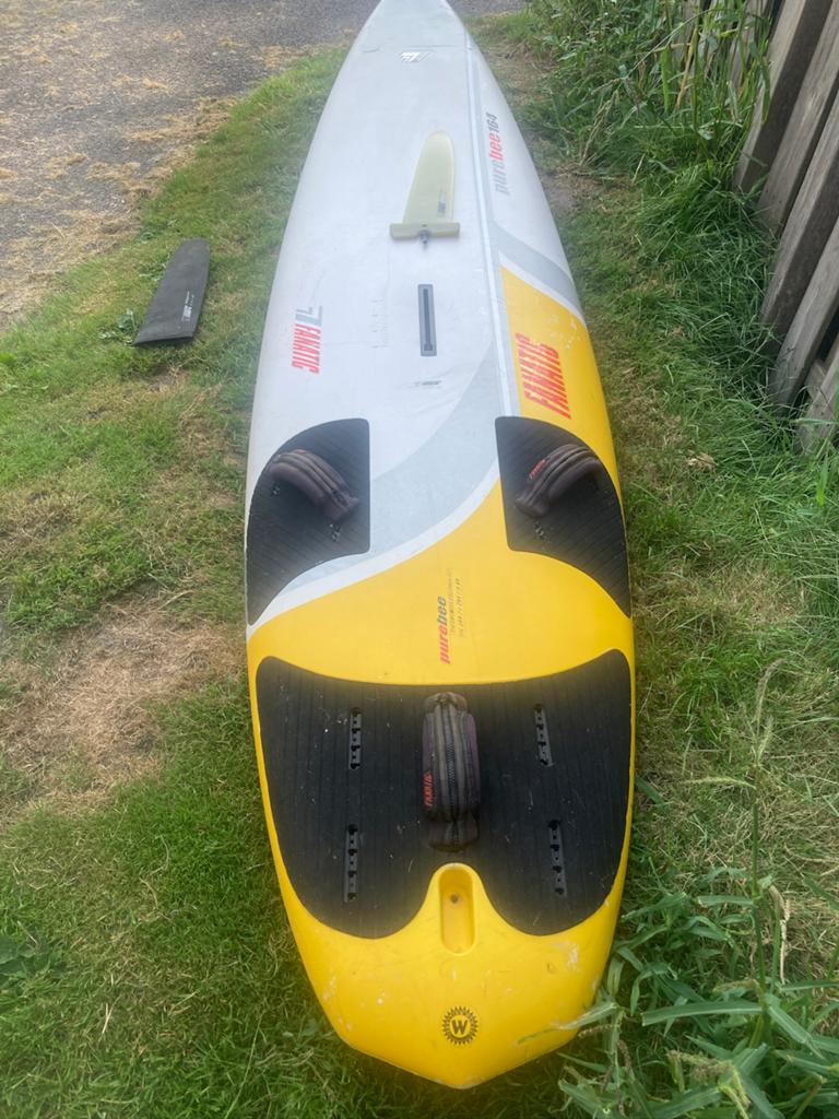 Surfplank, verschillende zeilen,mast en giek, Watersport en Boten, Windsurfen, Ophalen of Verzenden, Zo goed als nieuw, Plank