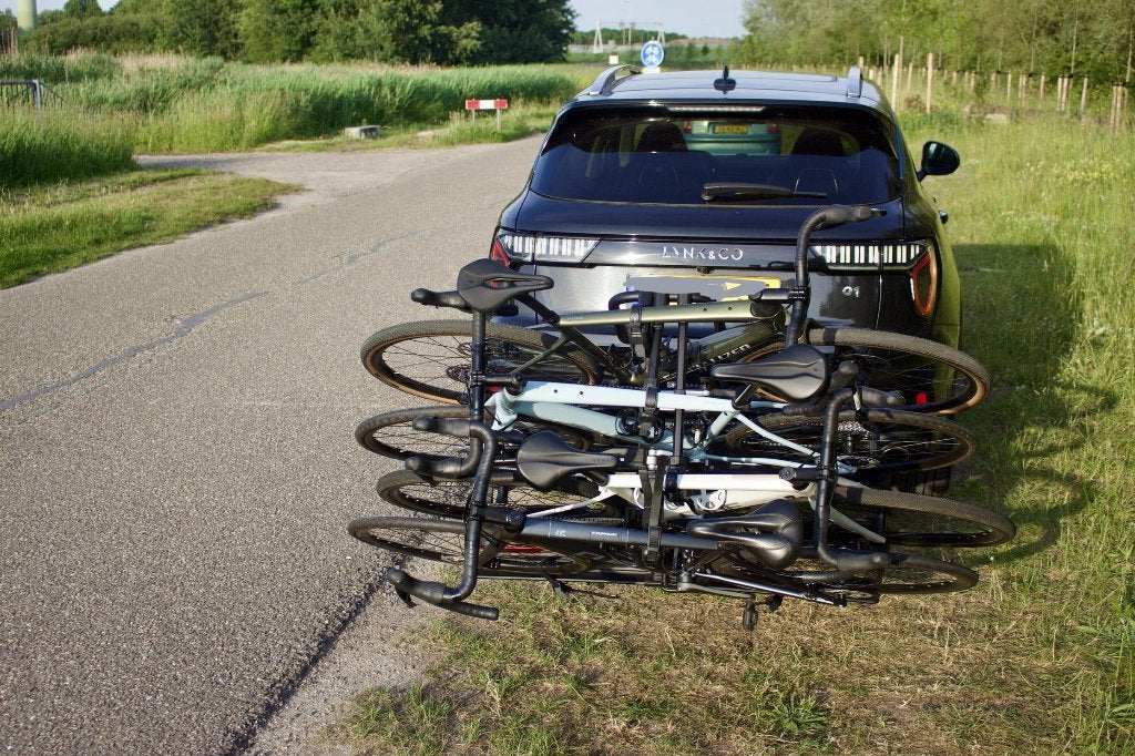 Thule EasyFold 945 Fietsendrager te huur | 3 Fietsen+Adapter, Ophalen, 3 fietsen of meer, Zo goed als nieuw, Trekhaakdrager