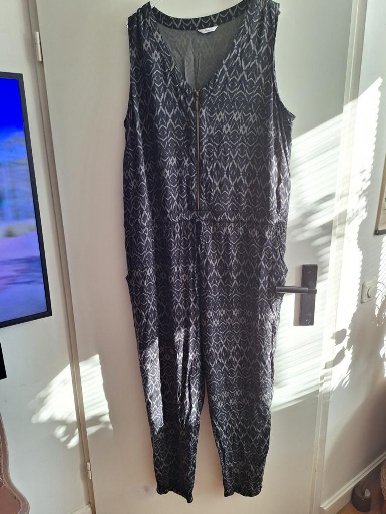Jumpsuit maat 52 xxl, Kleding | Dames, Jumpsuits, Ophalen of Verzenden, Gedragen, Maat 46/48 (XL) of groter, Zwart